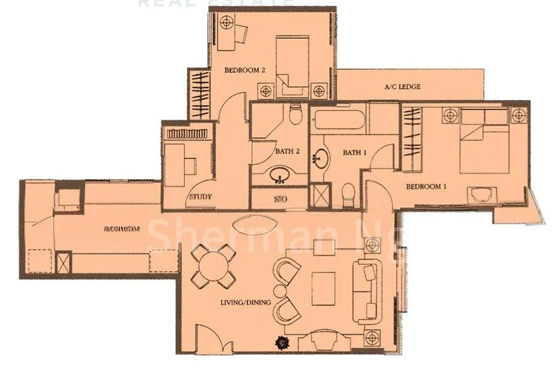 2 Bed Condo for Rent in  The Tessarina - Image 17