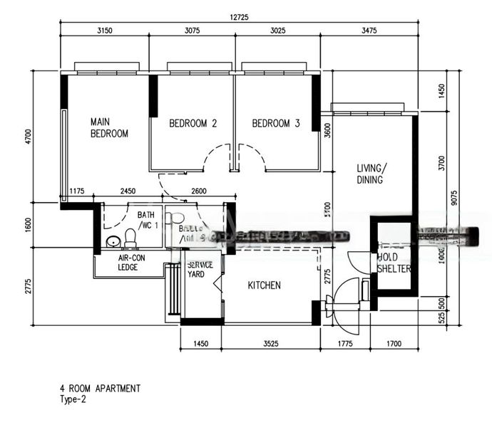 4 Room (4A) HDB for Sale in  513C Yishun Street 51 - Image 14