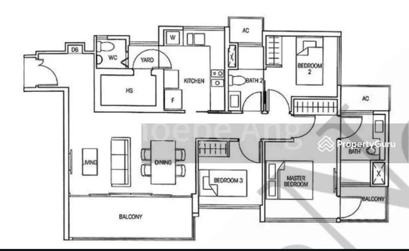 3 Bed Apartment (Condo) for Sale in  Bartley Residences - Image 5