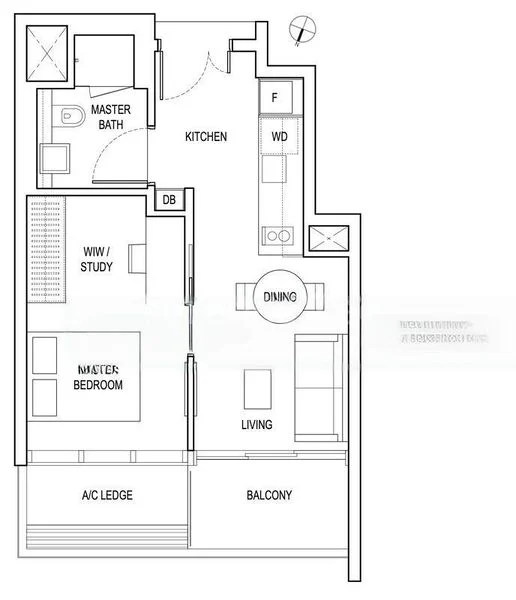 1 Bed Condo for Rent in Amber Park - Image 20