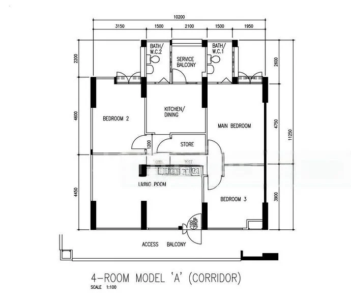 4 Room (4A) HDB for Sale in 529 Jelapang Road - Image 15