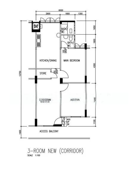 3 Room (3NG) HDB for Sale in  313 Shunfu Road - Image 6