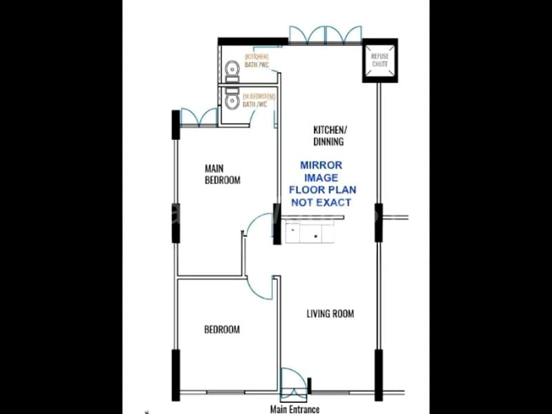 Common Room (HDB) for Rent in  631 Ang Mo Kio Avenue 4 - Image 6