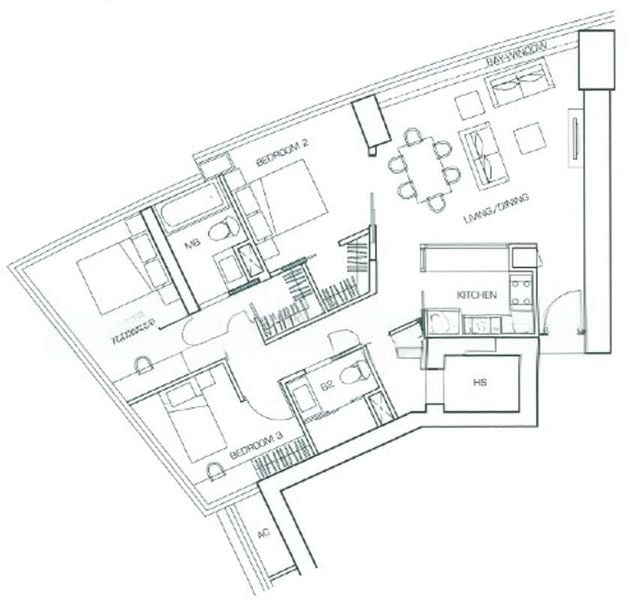 3 Bed Condo for Rent in  The Sail @ Marina Bay - Image 10