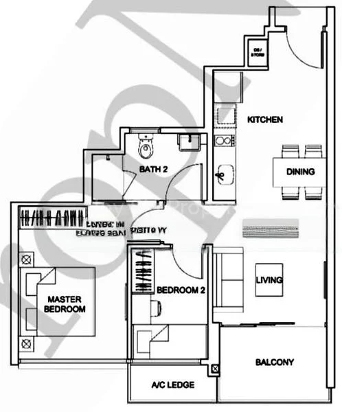 2 Bed Condo for Sale in  Sea Esta - Image 6