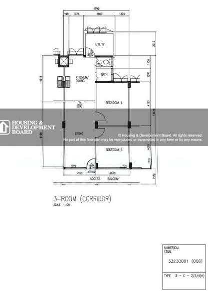 3 Room (3I) HDB for Sale in  3 Ghim Moh Road - Image 14