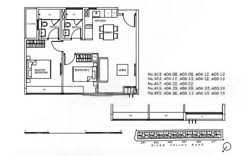 2 Bed Condo for Rent in  RV Residences - Image 12