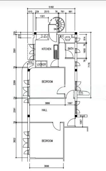 3 Room (3A) HDB for Rent in  64 Tiong Poh Road - Image 8