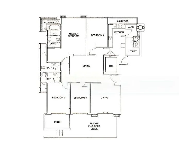 4 Bed Condo for Sale in  The Cornwall - Image 20