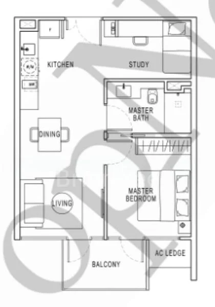 2 Bed Condo for Rent in  Pollen & Bleu - Image 11