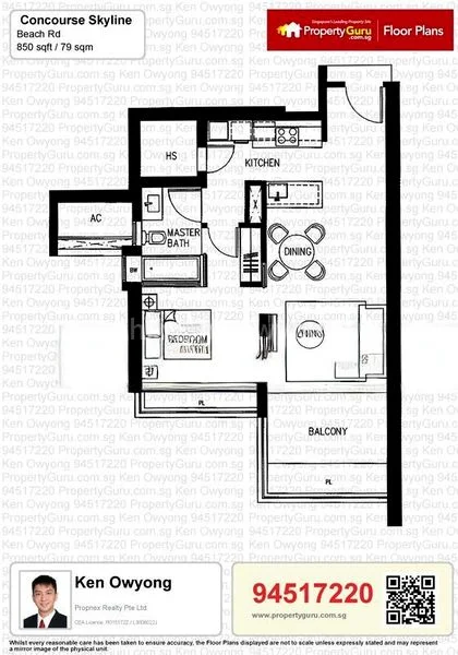 1 Bed Condo for Rent in  Concourse Skyline - Image 8