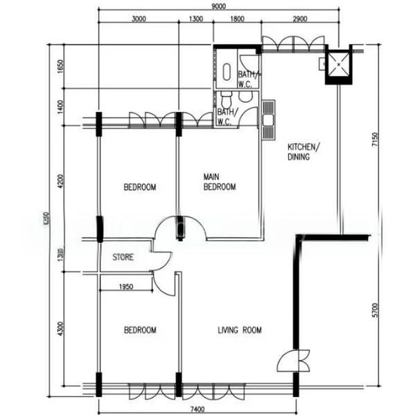Common Room (HDB) for Rent in  251 Jurong East Street 24 - Image 7