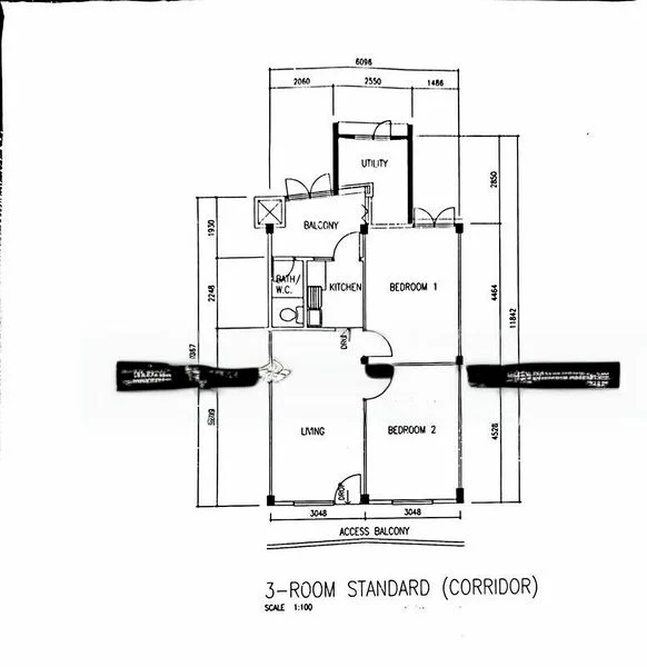 3 Room (3STD) HDB for Sale in  93 Jalan Dua - Image 9