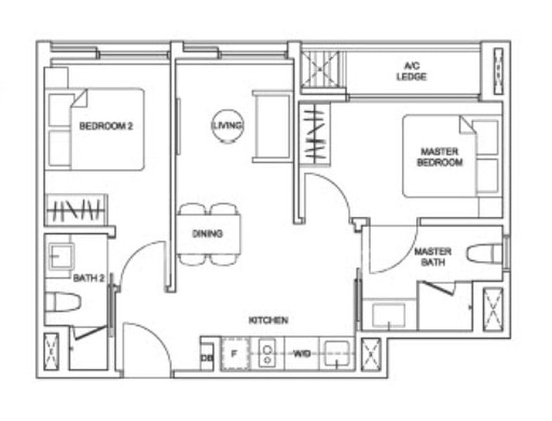 2 Bed (Condo) for Rent in  Sixteen35 Residences - Image 8