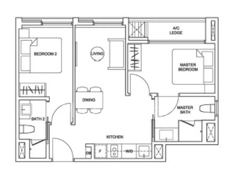 2 Bed (Condo) for Rent in  Sixteen35 Residences - Image 8