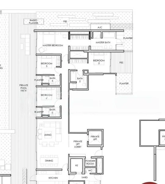 4 Bed Condo for Rent in  Lloyd Sixtyfive - Image 7