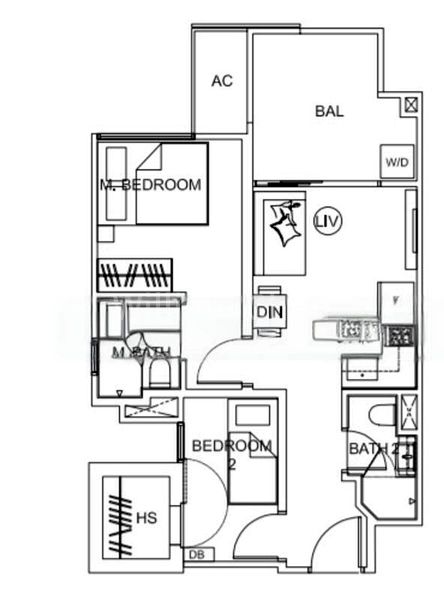 2 Bed Condo for Sale in  Uptown @ Farrer - Image 14