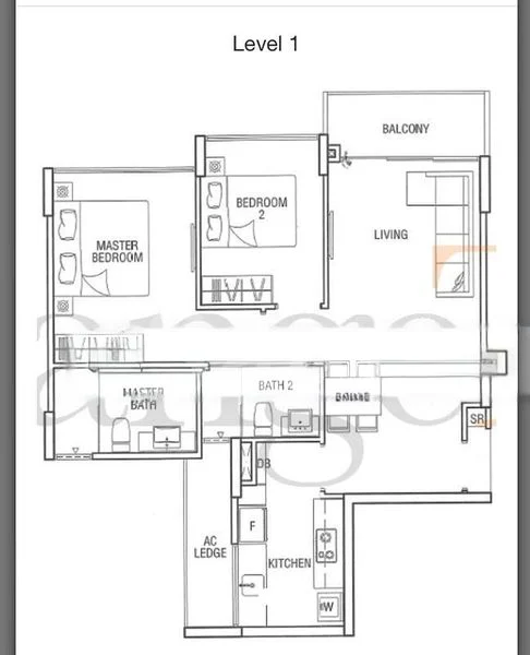 2 Bed Executive Condo for Rent in  Esparina Residences - Image 6