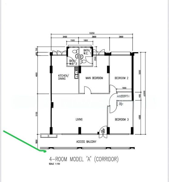 4 Room (4A) HDB for Sale in  634 Pasir Ris Drive 1 - Image 5