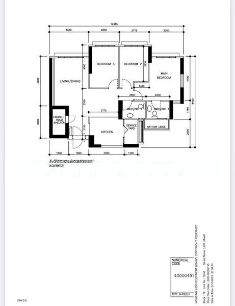 4 Room (4A) HDB for Sale in  78 Lorong Limau - Image 11