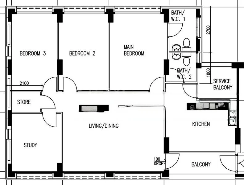 5 Room (5I) HDB for Sale in  621 Choa Chu Kang Street 62 - Image 5