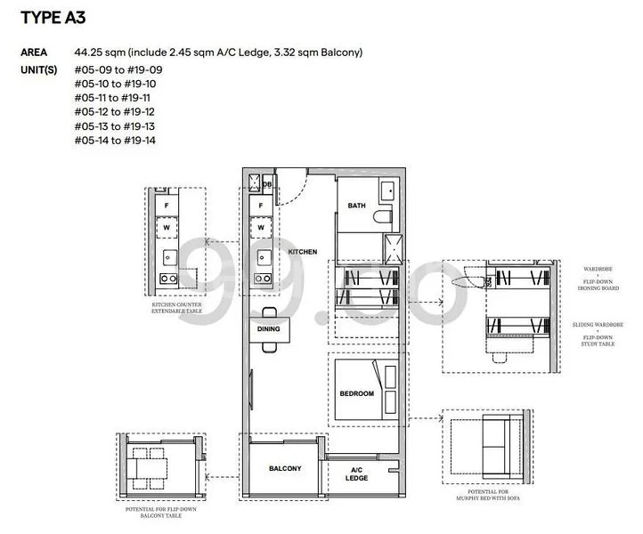 1 Bed Apartment (Condo) for Sale in TMW Maxwell - Image 5