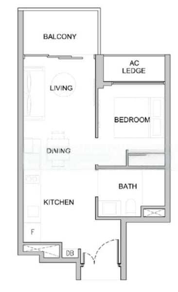 1+1 Bed Condo for Rent in Kingsford Waterbay - Image 7