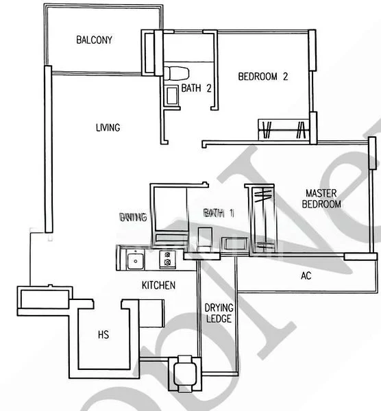 2 Bed Condo for Rent in  A Treasure Trove - Image 7