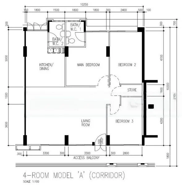 4 Room (4A) HDB for Sale in  535A Serangoon North Avenue 4 - Image 12