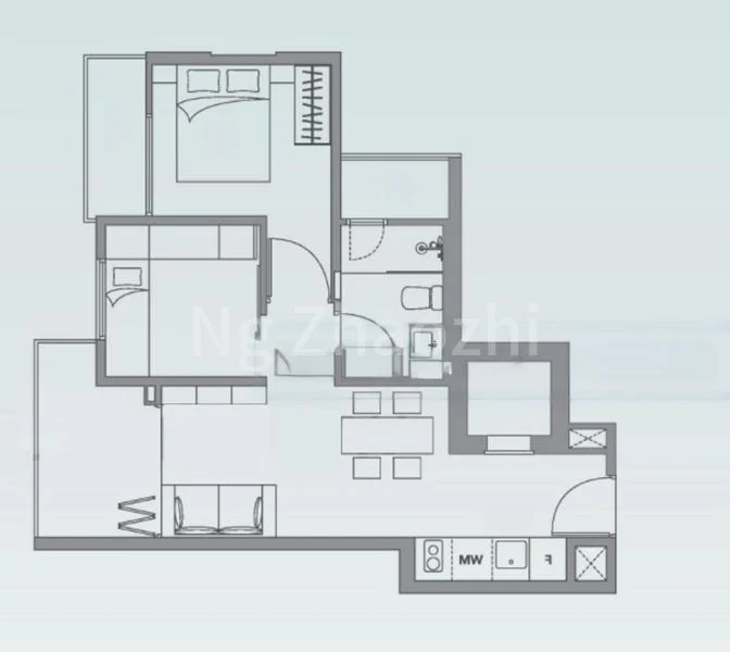 2 Bed Condo for Rent in  Okio - Image 6