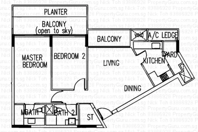 2 Bed Condo for Rent in  The Interlace - Image 17