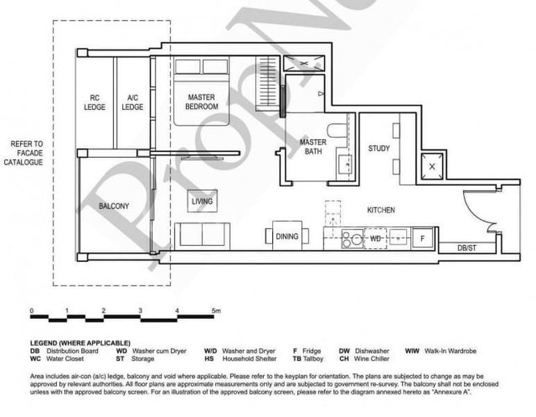 1 Bed Condo for Sale in  Canninghill Piers / Canninghill Square - Image 9