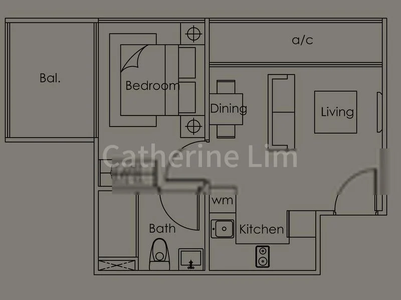 1 Bed Condo for Rent in  Loft @ Stevens - Image 5