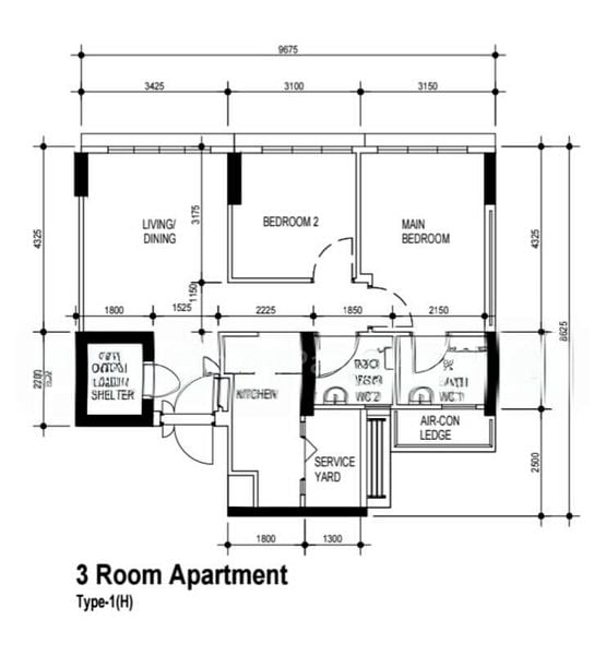 3 Room (3A) HDB for Sale in 609C Tampines North Drive 1 - Image 8