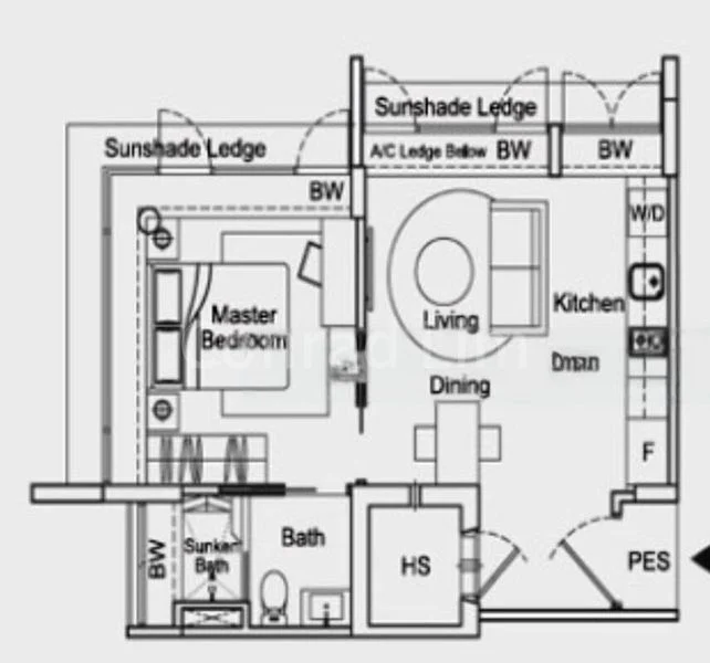 1 Bed Condo for Rent in  Casa Fortuna - Image 15