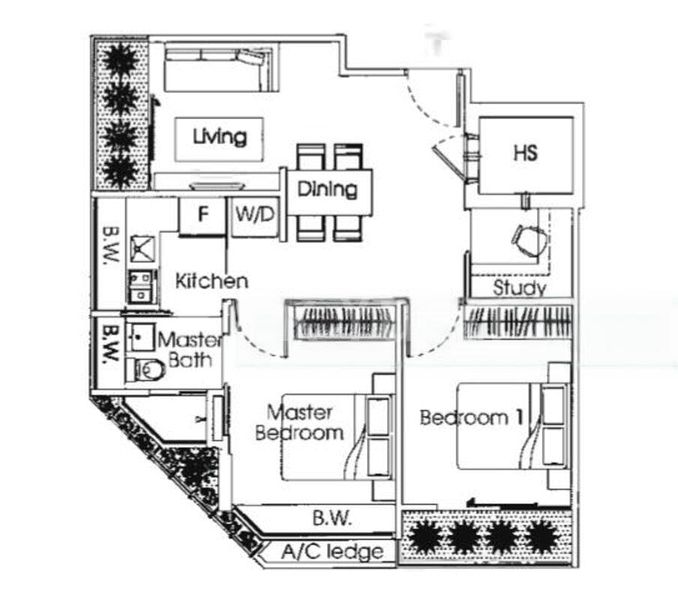 2 Bed Apartment (Condo) for Sale in  Citigate Residence - Image 16