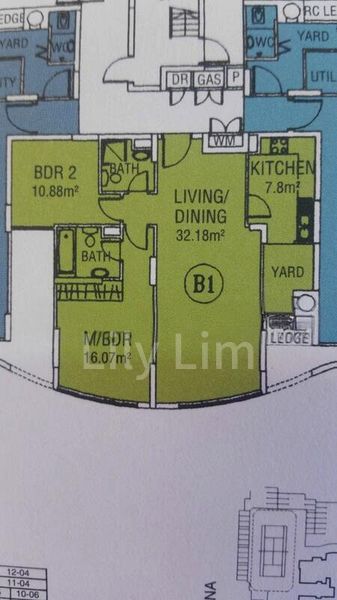 2 Bed Condo for Rent in  Central Green Condominium - Image 14