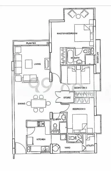 Common Room (Condo) for Rent in  The Elysia - Image 7