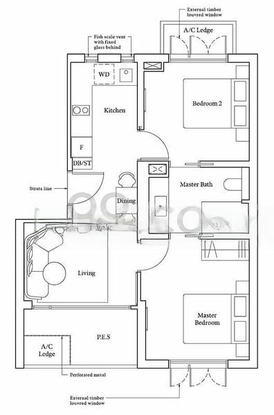 2 Bed Condo for Sale in  Avenue South Residence - Image 19