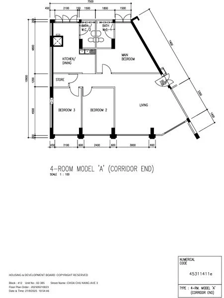 4 Room (4A) HDB for Sale in 412 Choa Chu Kang Avenue 3 - Image 16