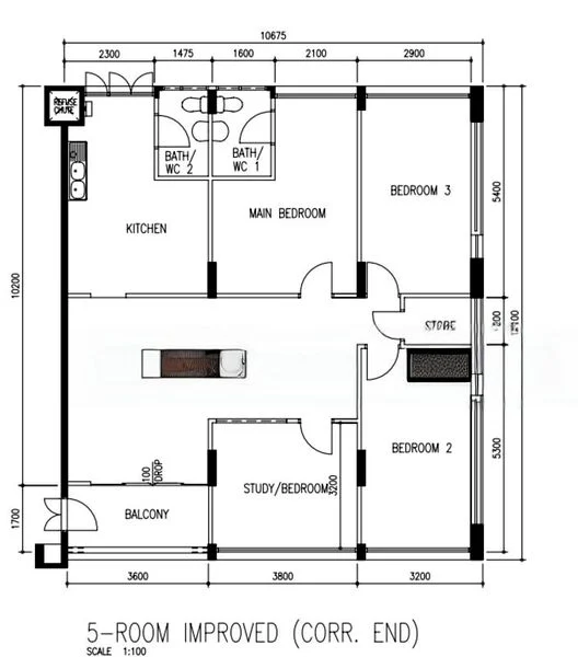 5 Room (5I) HDB for Sale in  230 Simei Street 4 - Image 10