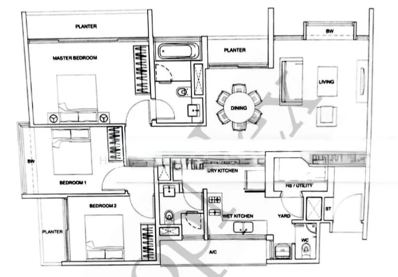 3 Bed Condo for Rent in  Botannia - Image 7