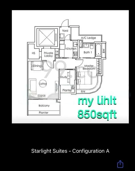 2 Bed Condo for Sale in  Starlight Suites - Image 14