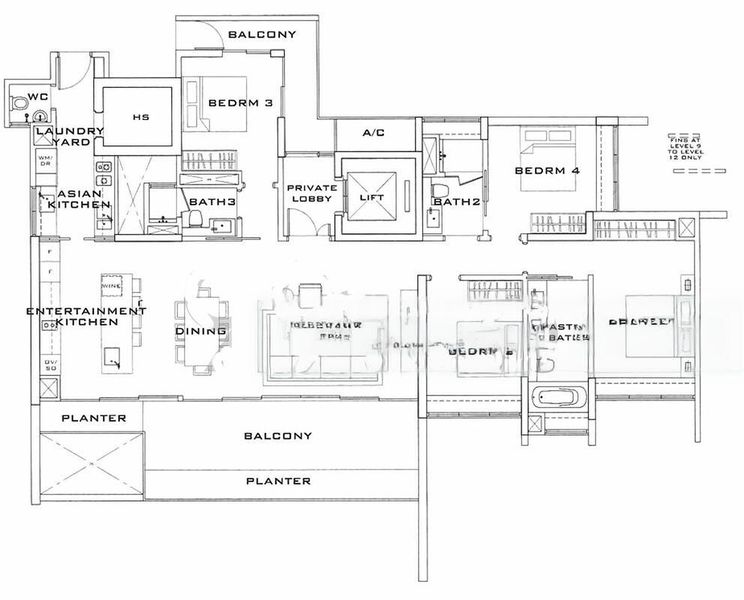 4 Bed Condo for Rent in  Sophia Residence - Image 9