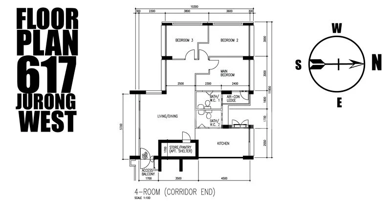 4 Room (4A) HDB for Sale in 617 Jurong West Street 65 - Image 16