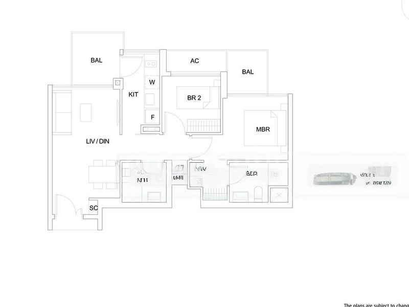 2 Bed Condo for Rent in  Sky Vue - Image 14