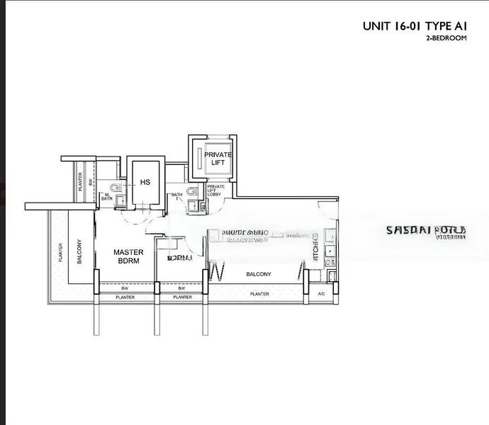 2 Bed Condo for Rent in  The Peak @ Cairnhill II - Image 14