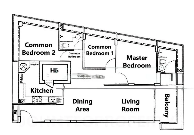 3 Bed Apartment (Condo) for Rent in  Ceylon Residence - Image 11