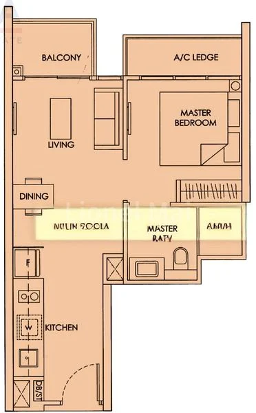 1 Bed Condo for Rent in  The Alps Residences - Image 16