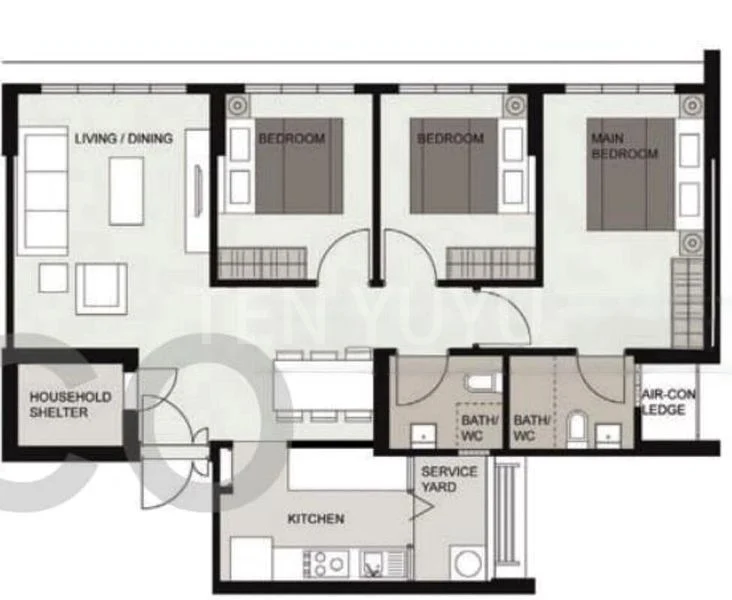 4 Room (4A) HDB for Sale in  605C Tampines Street 61 - Image 9
